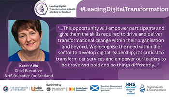 Leading Digital Transformation in Health and Care for Scotland programme launches image