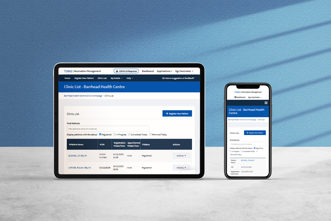 Turas Vaccination Management App