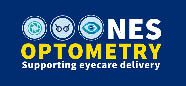 Optometry - old image graphic, eye, test image