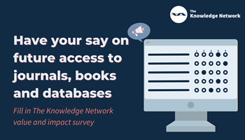 We need your feedback – The Knowledge Network value and impact survey image