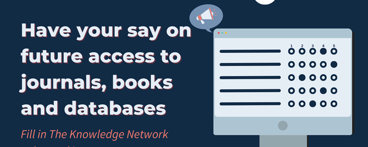 We need your feedback – The Knowledge Network value and impact survey image We need your feedback – The Knowledge Network value and impact survey