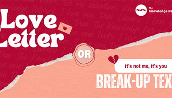 Would you send a love letter or break-up text to the library? image
